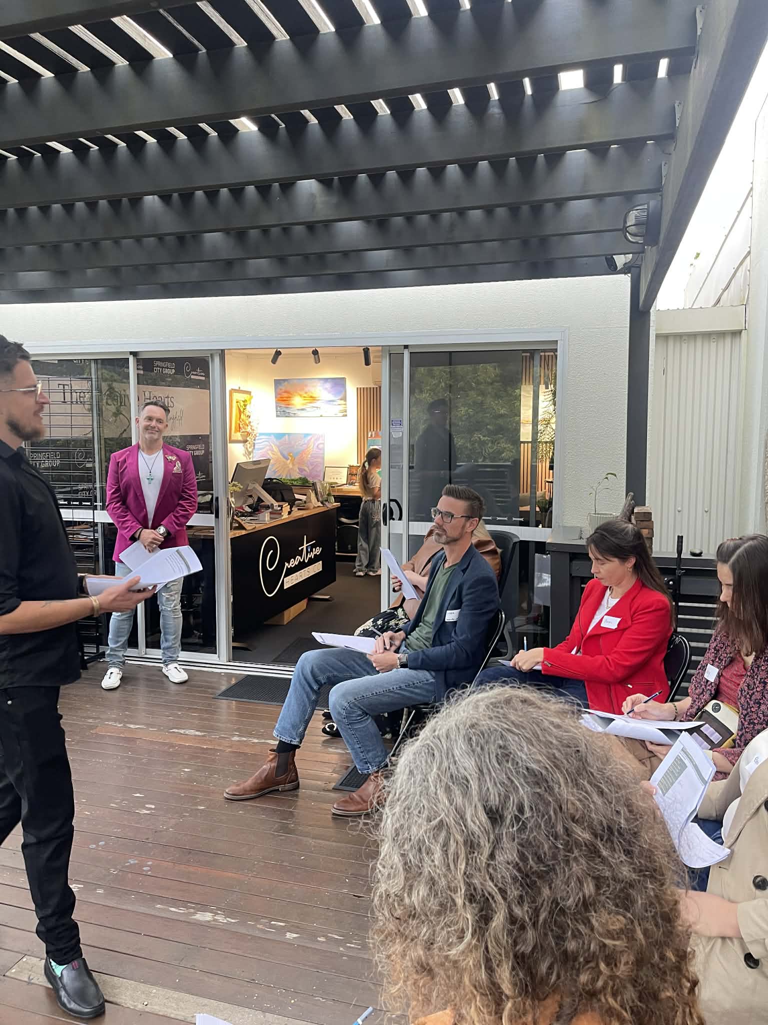 Kyal Neil Currant conducting workshop training